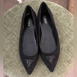 Guess Black Rhinestone Women's Flats
